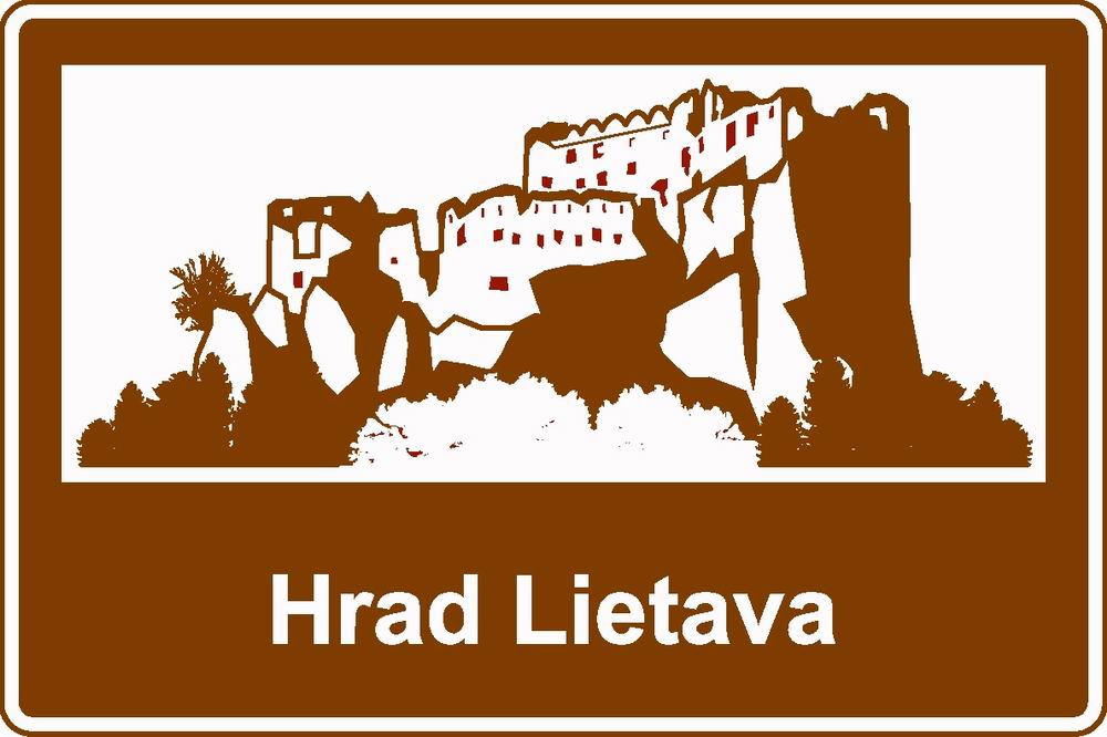 Nové dve dopravné tabule hradu Lietava